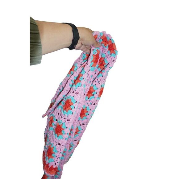 Wild Orange Tree Crochet Granny Square Cardigan Sweater Women’s Small - Picture 7 of 7